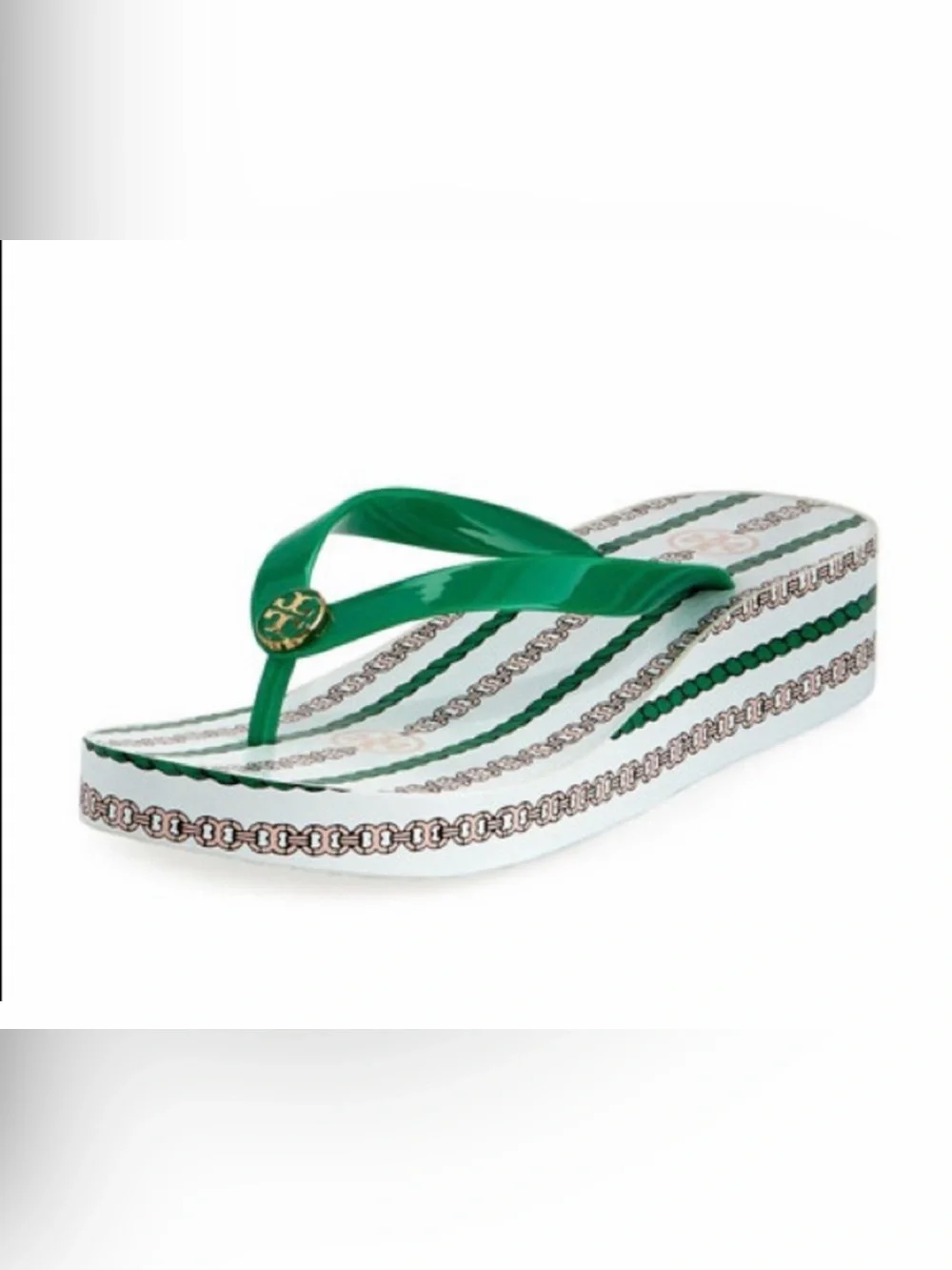 Tory Burch Gemini Link Thandie Platform Sandal - Size 7